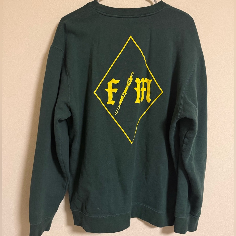 Finance and Maneuver Dark Green Crewneck